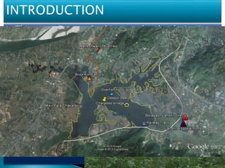  The name Deepor Beel is stated to be derivative
of the Sanskrit word 'Dipa' which
means Elephant and the Beel means wetland or
large aquatic body in Assamese language,
inhabited by elephants
 It is located to the south-west of Guwahati city,
in Kamrup district of Assam, India.
 It is a permanent freshwater lake, in a former
channel of the Brahmaputra River, to the south of
the main river
 under the Ramsar Convention which has listed
the lake in November 2002, as a Ramsar Site for
undertaking conservation measures on the basis
of its biological and environmental importance.
3
 