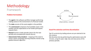Deep reinforcement for portfolio management | PPTX