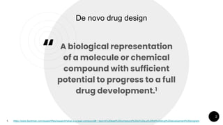 Deep reinforcement learning for de novo drug design | PPTX