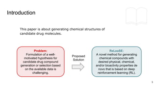 Deep reinforcement learning for de novo drug design | PPTX