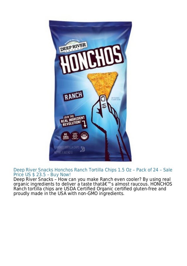 Deep River Snacks Honchos Peach Habanero Tortilla Chips