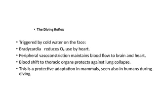 Deep sea diving physiology for medics students | PPTX