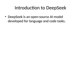 DeepSeek_Presentation Mvenkatesh reddy .pptx