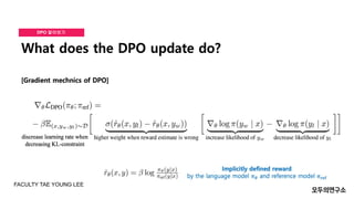 DPO 알아보기
FACULTY TAE YOUNG LEE
 