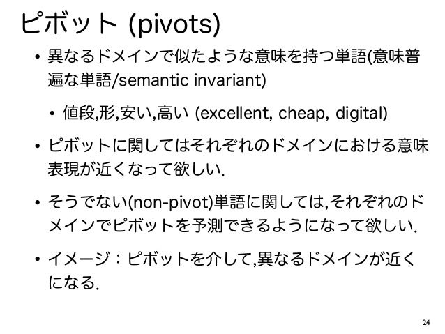 深層意味表現学習 Deep Semantic Representations