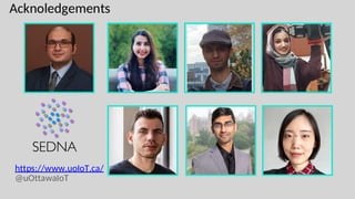 Acknoledgements
https://www.uoIoT.ca/
@uOttawaIoT
 