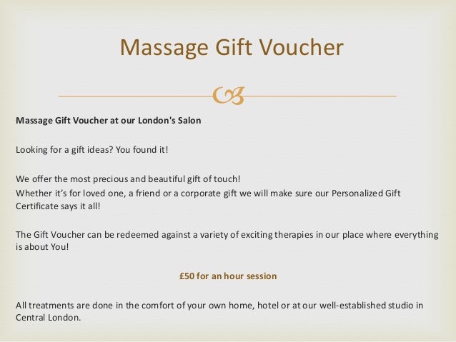 Spa Treatment Gift Vouchers Spa Treatment Gift Vouchers