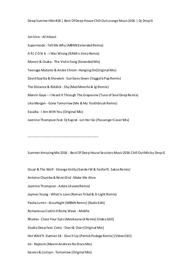 Deep Trak Mix slideshare