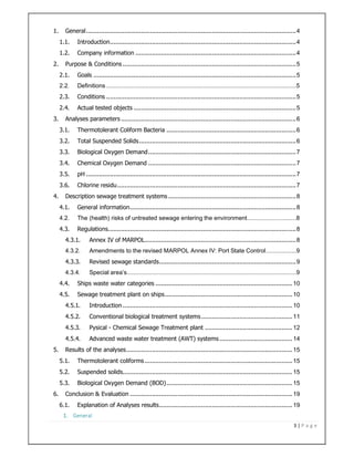 SEWAGE TREATMENT PLANT mini project report | PDF