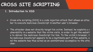 Deep understanding on Cross-Site Scripting and SQL Injection | PPT