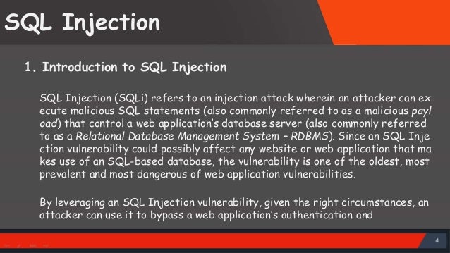 Deep understanding on Cross-Site Scripting and SQL Injection