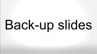 Back-up slides
 