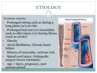 DVT (Deep vein thrombosis) | PDF