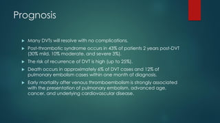 DEEP VEIN THROMBOSIS and PULMONARY EMBOLISM dr. Dhani Prasetyanto ...