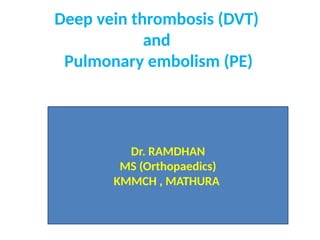 Comprehensive Overview of Deep Vein Thrombosis and Pulmonary Embolism ...