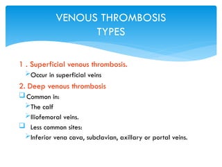 Dvt Classification System Comprehensive Overview of Deep Vein Thrombosis (DVT): Types ...