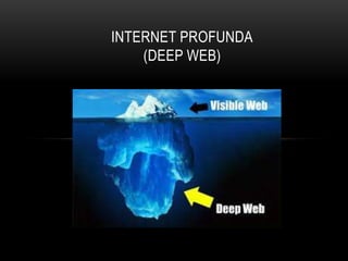 INTERNET PROFUNDA
(DEEP WEB)
 