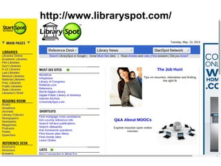 http://www.libraryspot.com/
 
