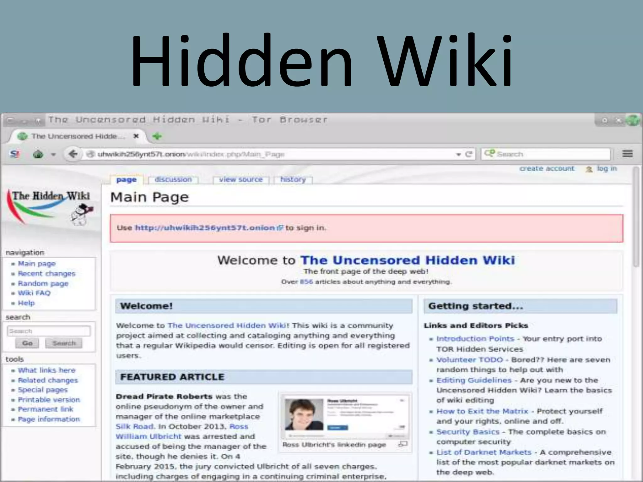 Hidden Wiki