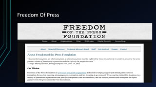 Freedom Of Press
 