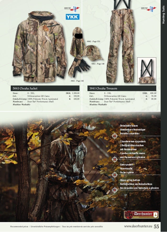 DH 50/ Innovation Camouflage Deer Hunter cheaha Veste 5041