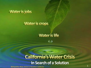 Metropolitan Water District of Southern California 