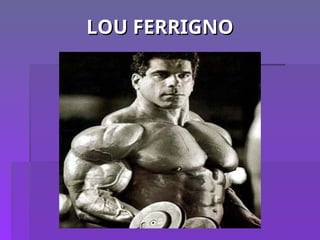 LOU FERRIGNO
LOU FERRIGNO
 
