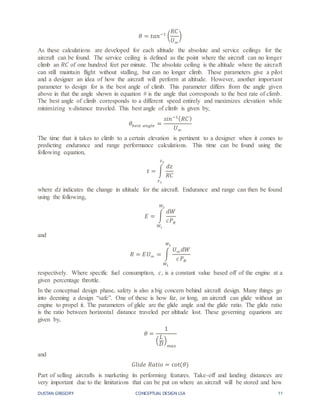 Conceptual Design of a Light Sport Aircraft | DOCX