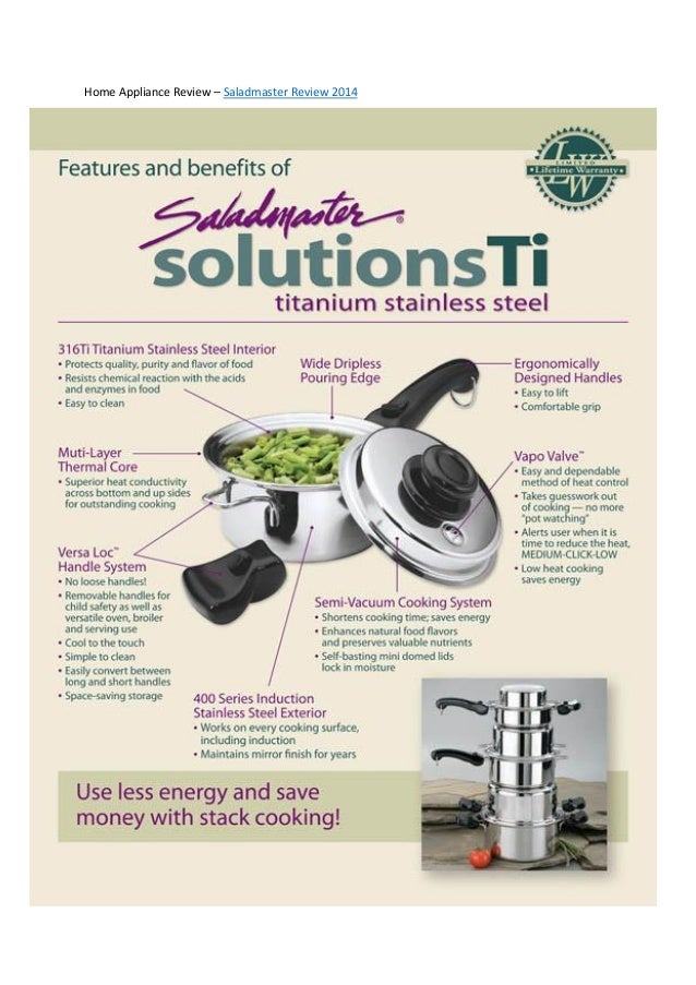 Who is Saladmaster? Saladmaster Scam versus Saladmaster Reviews