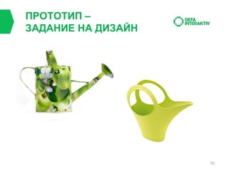 ПРОТОТИП –
ЗАДАНИЕ НА ДИЗАЙН

70

 