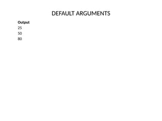 Understanding Default Arguments in C++ Functions for Efficient Coding ...