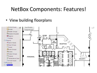 NetBox Components: Features!View building floorplans