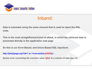 Defcon 17-joseph mccray-adv-sql_injection | PDF