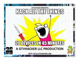 A"GTVHACKER"LLC"PRODUCTION"
GTVHACKER"PRESENTS:
 