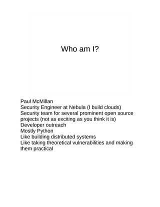 Defcon 22-paul-mcmillan-attacking-the-iot-using-timing-attac