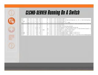 CLCMD-SERVER Running On A Switch
 