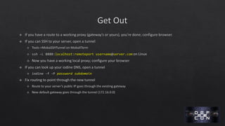 DEF CON 24 - Grant Bugher - Bypassing captive portals