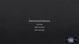 DEF CON 24 - Grant Bugher - Bypassing captive portals