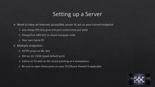 DEF CON 24 - Grant Bugher - Bypassing captive portals