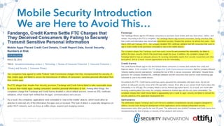 Mobile Security Introduction
We are Here to Avoid This…
Source: http://www.ftc.gov/news-events/press-releases/2014/03/fandango-credit-karma-settle-ftc-charges-
they-deceived-consumers
 