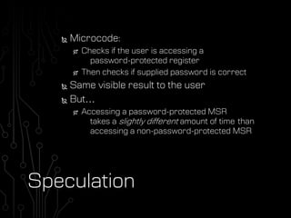 The ring 0 facade: awakening the processor's inner demons | PDF