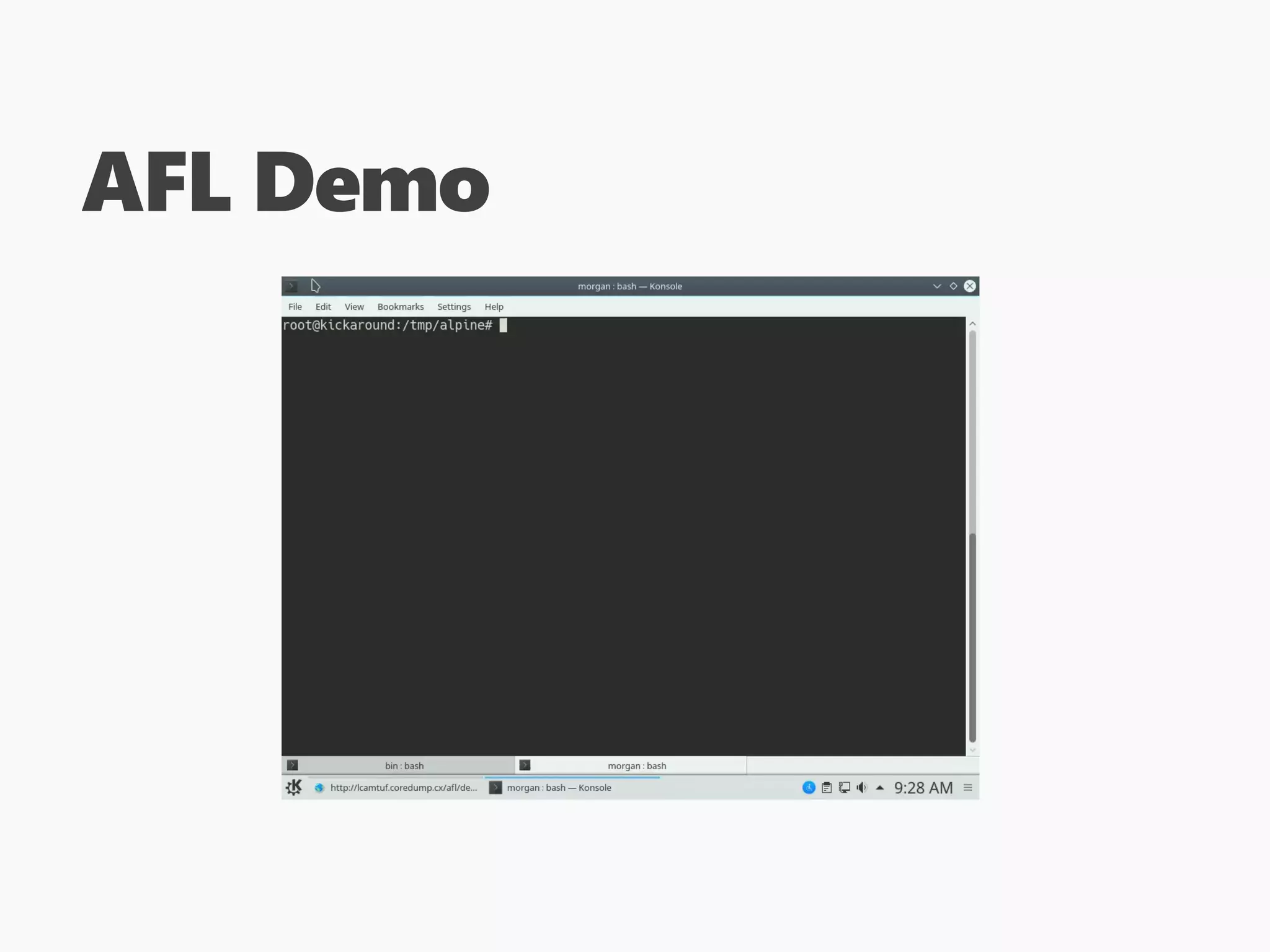 AFL Demo
 