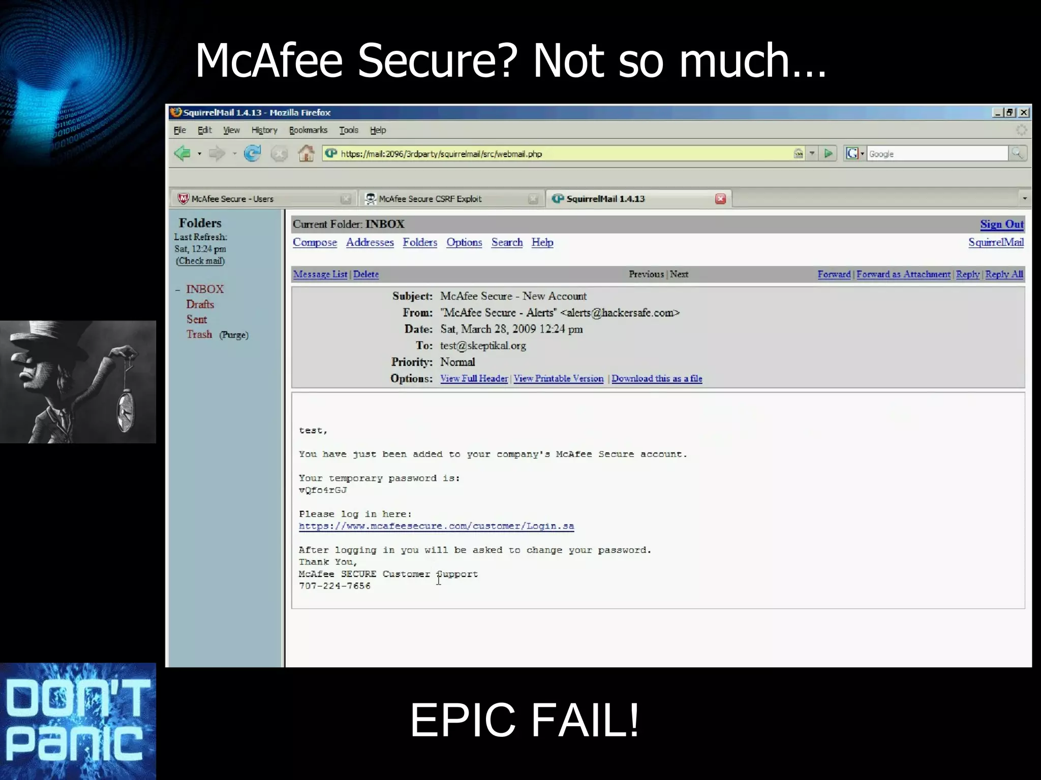 McAfee Secure? Not so much… EPIC FAIL! 