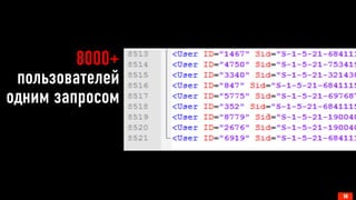 8000+ 
пользователей 
одним запросом 
1144 
 
