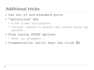 Defeating The Network Security Infrastructure  V1.0