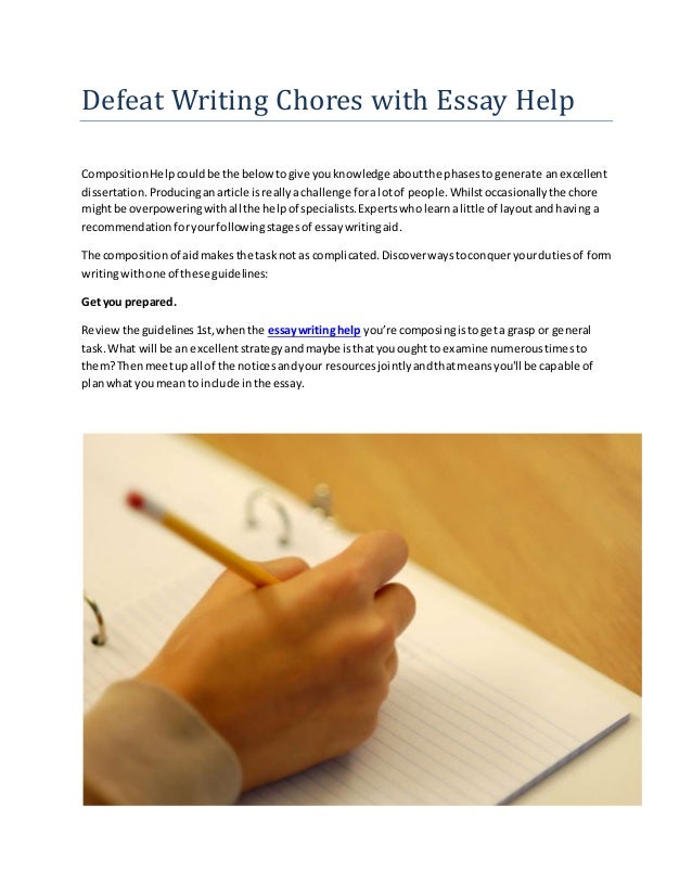 5 paragraph essay about house chores