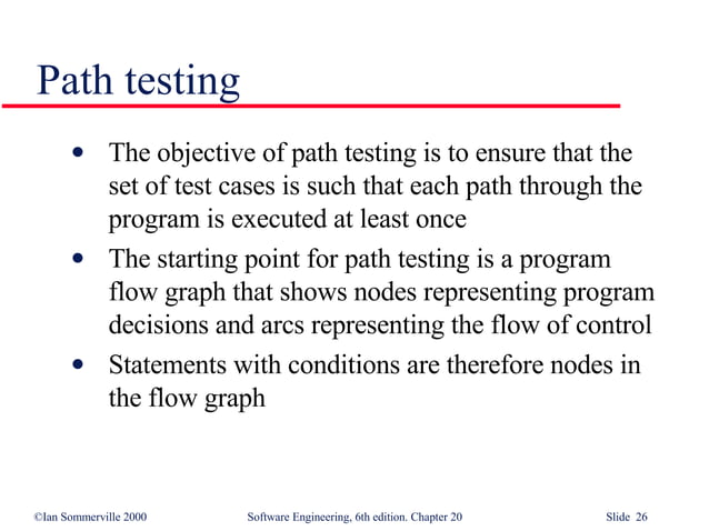 Defect Testing In Software Engineering Se20 Defect Testing In Software Engineering Se20