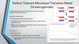 Defect tolerance | PPTX