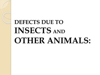Defect and decay in woods | PPTX