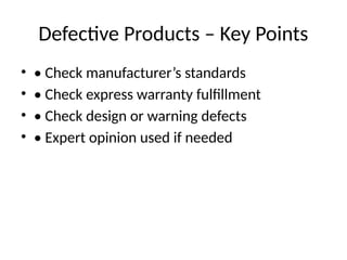 Information Defect Warning Example Defective_Products_and_Services_Flowcharts.pptx